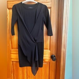 All Saints Black Sweater Dress